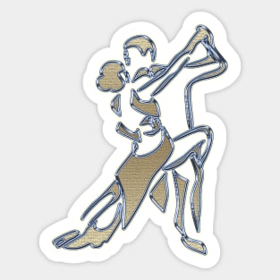 Golden Dancers Sticker